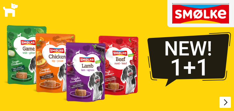 Smølke Goodness nat hondenvoer nieuw bij brekz 1+1 gratis